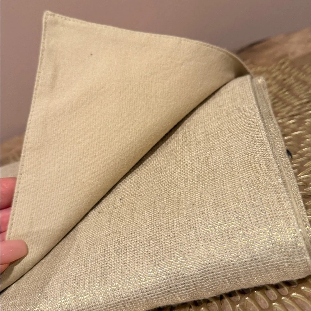 Pottery Barn Shimmer Table Runner 18” x 108”